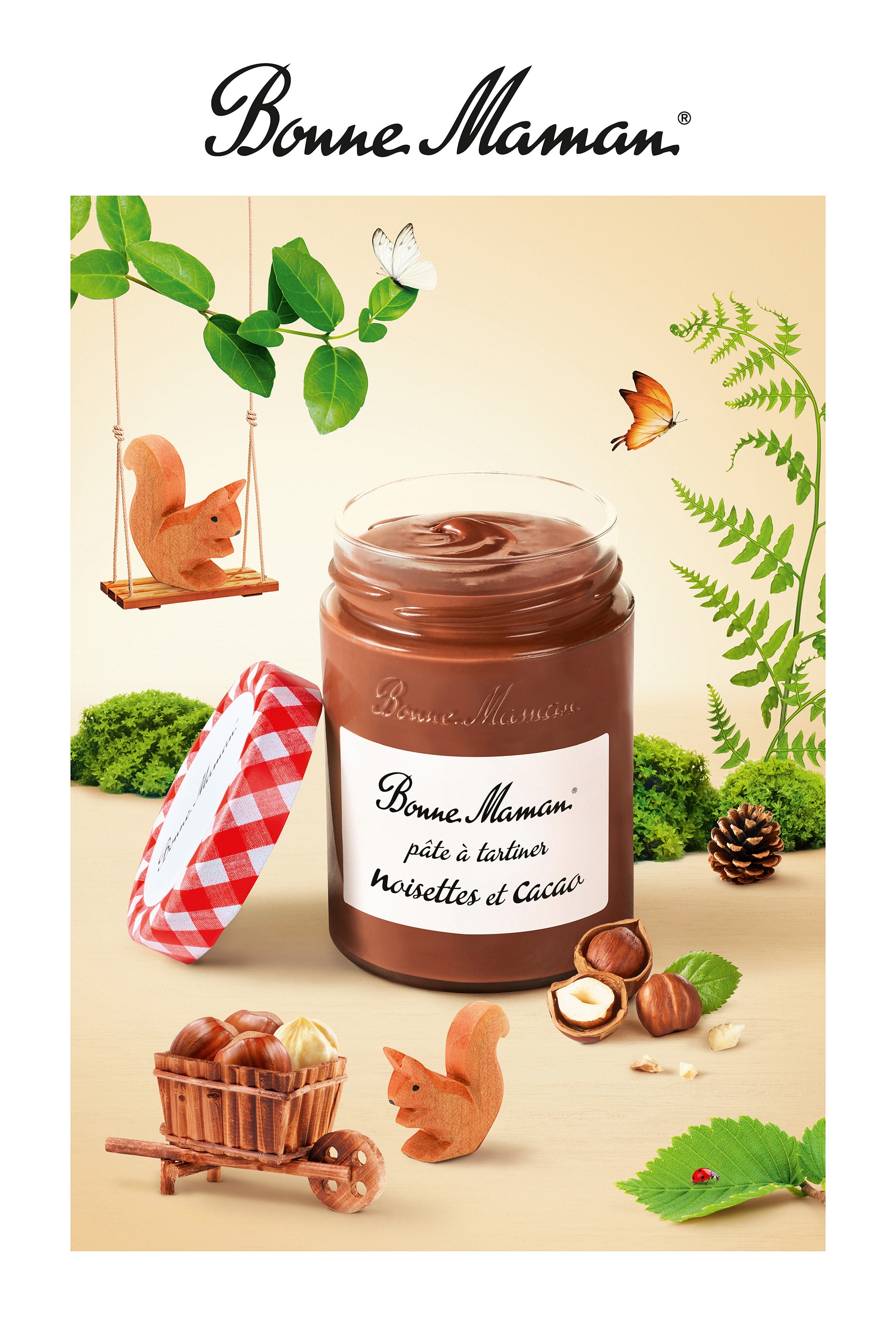 affiche bonne maman pâte à tartiner