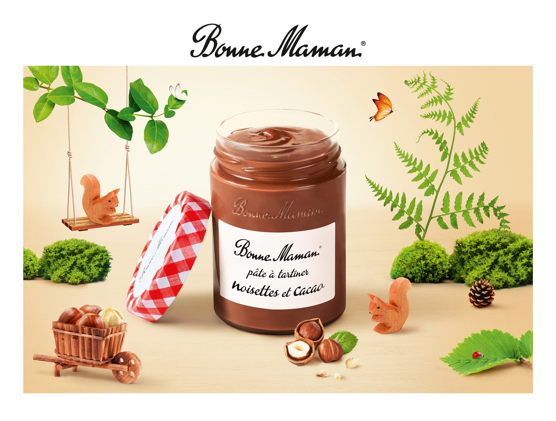 affiche bonne maman pâte à tartiner