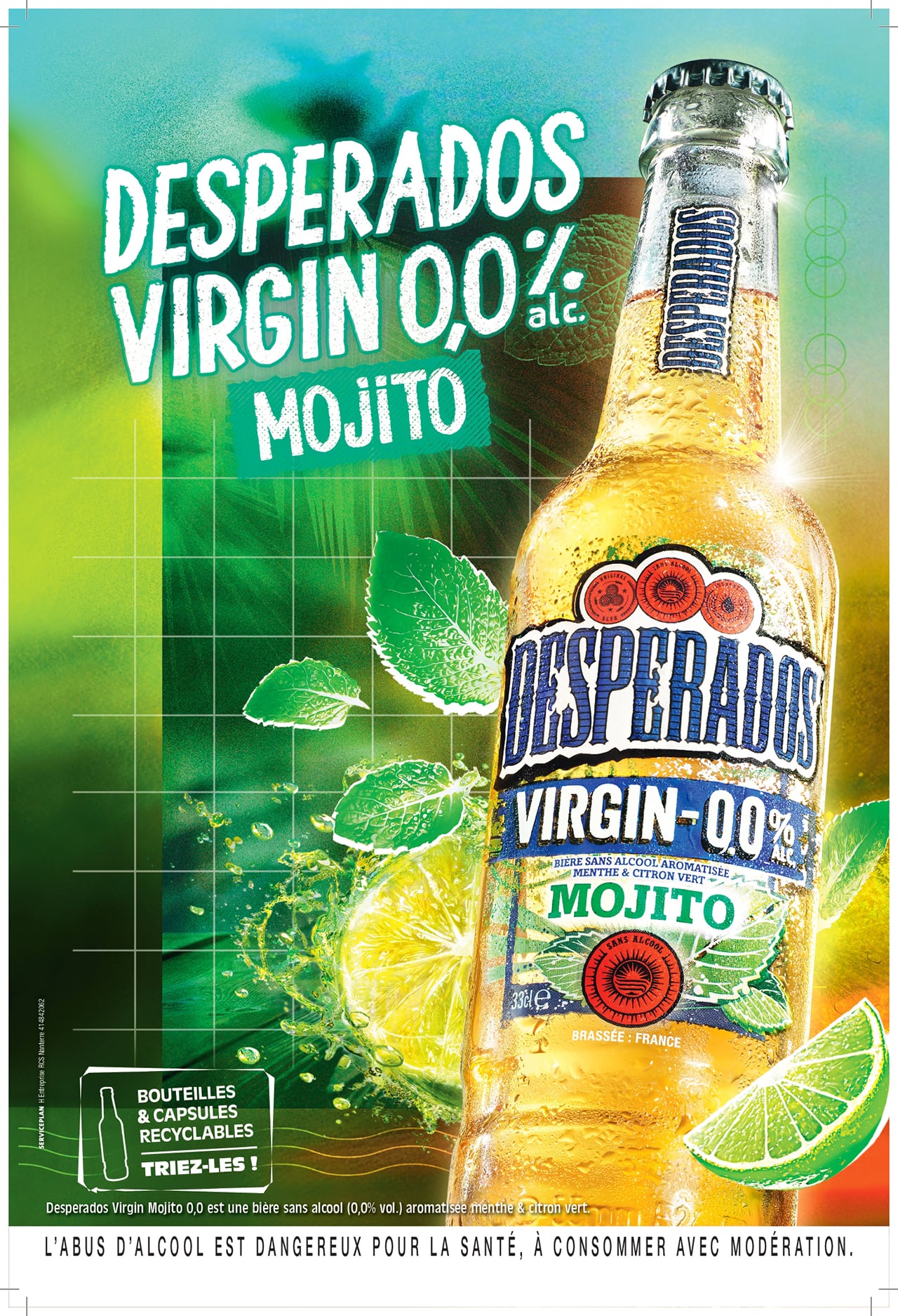 Affiche Desperado Virgin Mojito